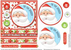 Tis the Season Making Spirits Bright Quick Card Front