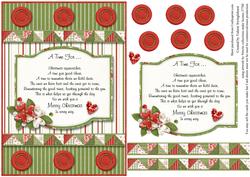 Christmas Card Front with Verse