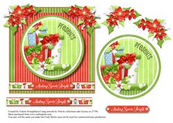 Presents Making Spirits Bright Quick Card Front