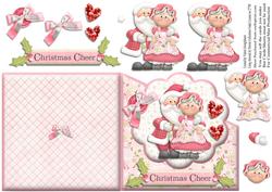 Christmas Cheer from Mr & Mrs Santa Cut & Fold Card