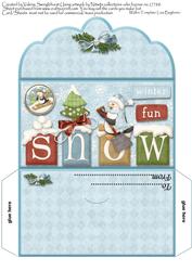 Penguin Snow Winter Fun Christmas Money Wallet