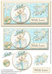 Especially for You with Love Christmas Bear Card Front