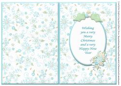 Insert for Beary Merry Christmas Quick Card Front