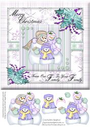 Merry Christmas from Our Family to Your Family Card Front