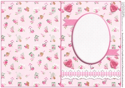 Insert for Simple Pleasures Various sentiments Floral card front