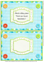 2 on a sheet inserts to match So Many Toys So Little Time Lets Play quick card front