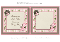 2 on a Sheet Insert to Match Always Beautiful Roses Quick card front with Various Sentiments