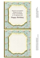Two on a sheet Inserts to match Happy Birthday Friend