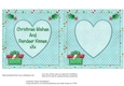 Two on a sheet Inserts one with verse one without to match Too Cute to be Naughty card front