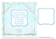 Insert for Baby Boy A little bundle of joy quick card front