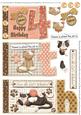 Cats Whisker's 4th Happy Birthday Book Sheet