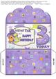 Monster Money Wallet for a 3 Today Childs Birthday