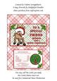 To a Special Friend Merry Christmas Chocolate Bar Wrapper