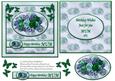 Floral Happy Birthday Mum Card Front with Insert (emerald