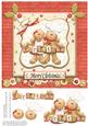 Merry Christmas from the Gingerbread Cooks 8x8 Card Front