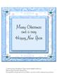 Insert to Match 8"x8" Polar Bears Quick Card Front
