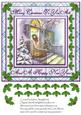 Vintage Christmas Doorstep 8"x8" Quick Card Front