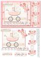 Precious Baby Girl Card Front with Layering Elements