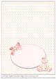 Matching Insert for Precious Baby Girl Card Front