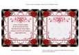 Insert for Valentine wish red Basque and Red Roses