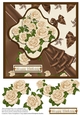 Roses and Bows Happy Birthday card front