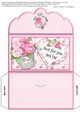 Pretty Floral Money Wallet Just for you MUM