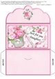 Pretty Floral Money Wallet Just for you Daughter