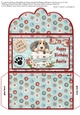 Happy Birthday Auntie Money wallet Cute Dogs