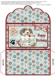 Happy Birthday Money wallet Cute Dogs