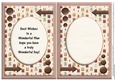 2 on a sheet Inserts to match Shirts and Ties Fathers Day / Birthday Card Front with Decoupage