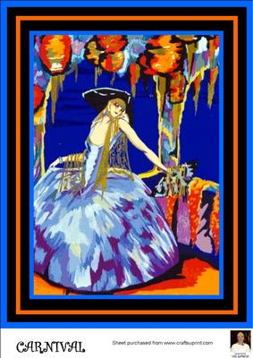 A4 Carnival Art-deco