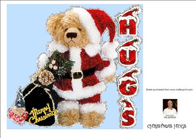 A4 Christmas Hugs