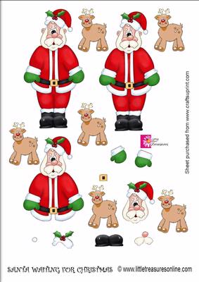 Santa Waiting for Christmas