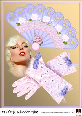 A4 Vintage Shabby Chic