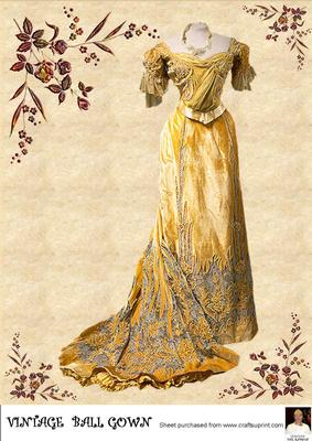 A4 Vintage Ball Gown
