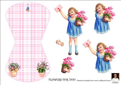 Flowers for You-wobble Card