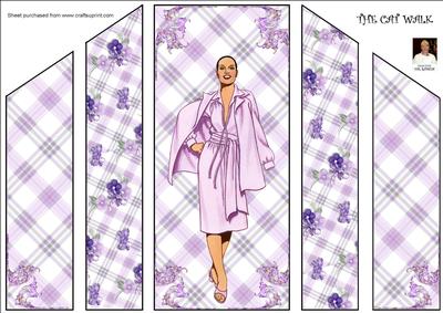 The Cat Walk -theatre Fold Card