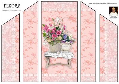 Fleurs-theatre Fold Card