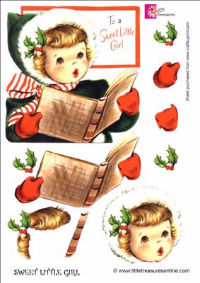 Sweet Little Girl Christmas