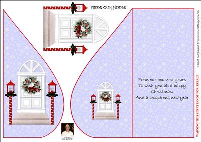 From Our House Tear Drop Card