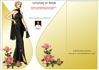 Evening in Paris-tear Drop Card