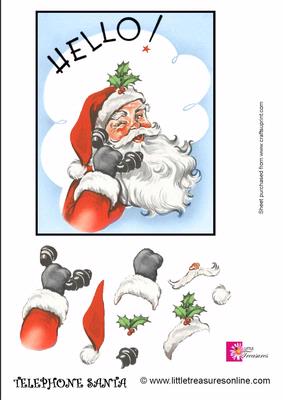 Telephone Santa Christmas