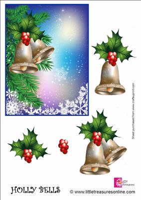 Christmas Holly Bells