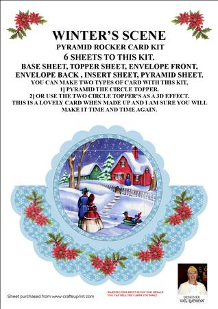 Winter's Scene Pyramid Rocker Card Kit :christmas: