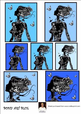 Body Art Blue