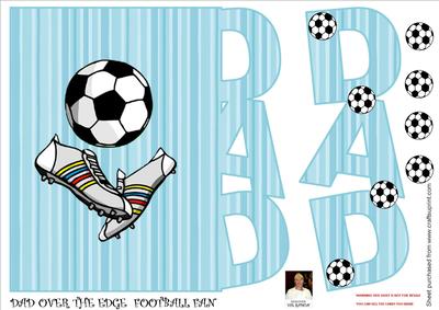 Dad Over the Edge-football Fan