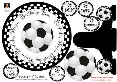 Man of the Day Monochrome Plate Card