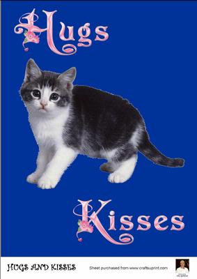 A4 Hugs and Kisses