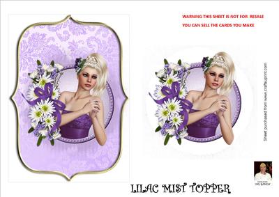 Lilac Mist- Topper