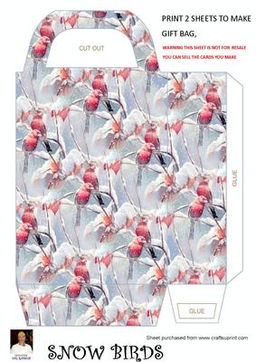 Snow Birds Gift Bag